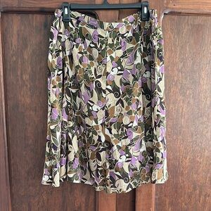 Vintage George Flowy whimsy goth fairy core skirt